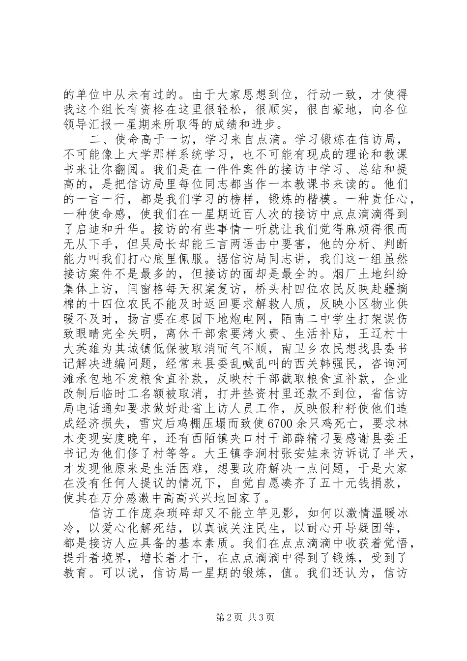 信访锻炼工作总结_第2页