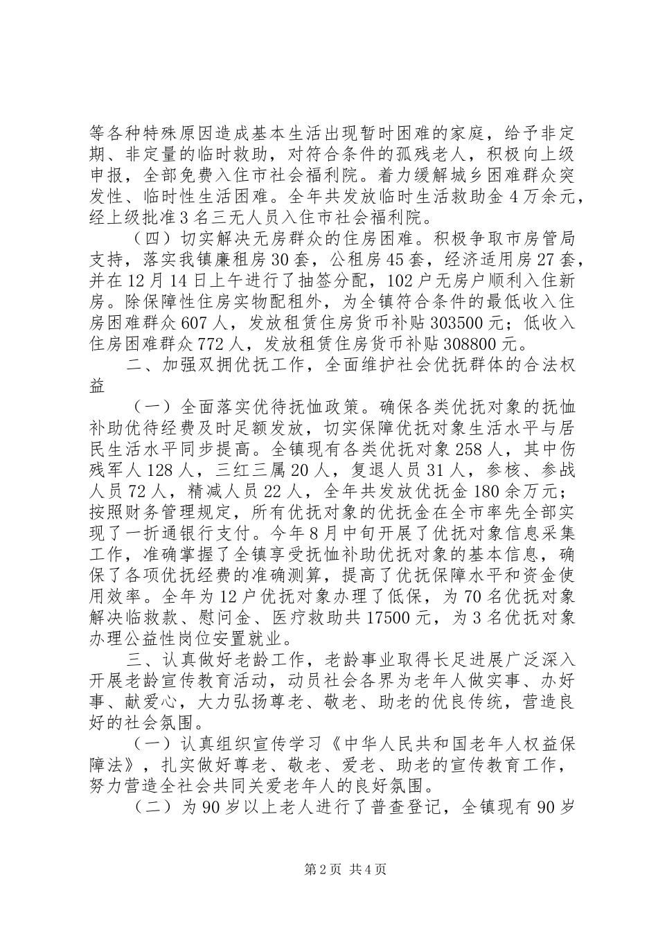 乡镇民政办工作总结 (11)_第2页