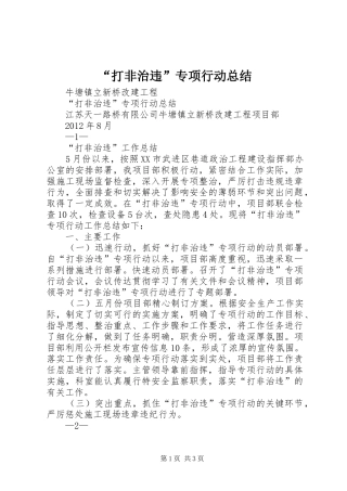 “打非治违”专项行动总结 (3)