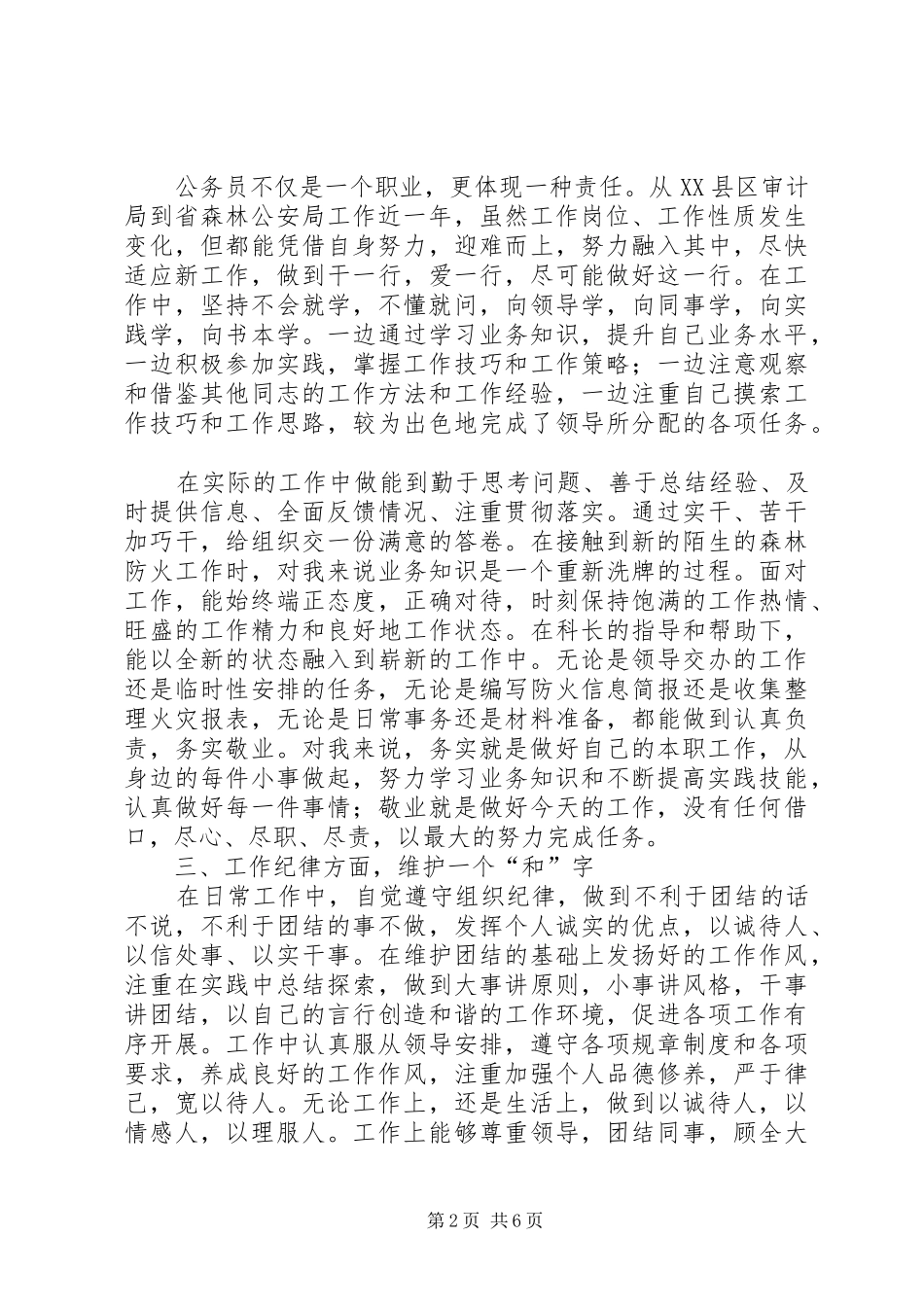 个人职务晋升工作总结_第2页