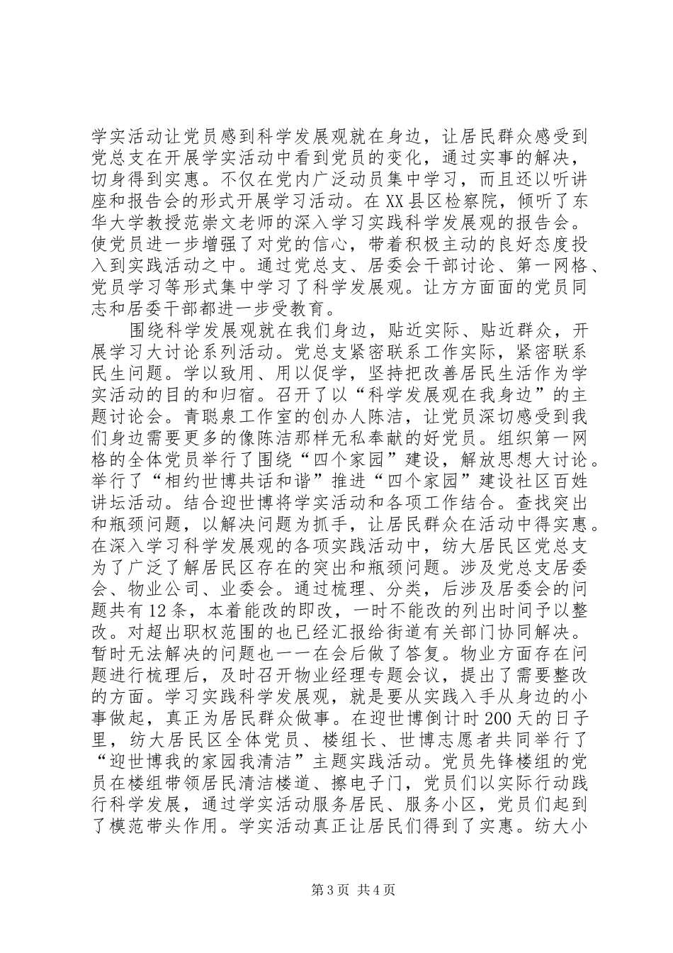 XX年党总支工作总结_第3页