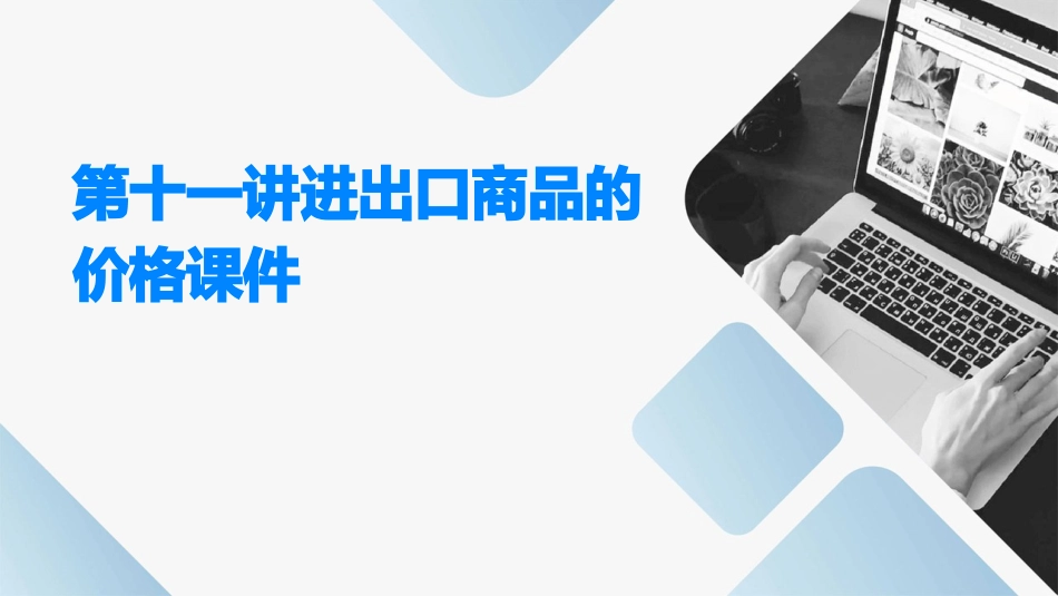 第十一讲进出口商品的价格课件_第1页