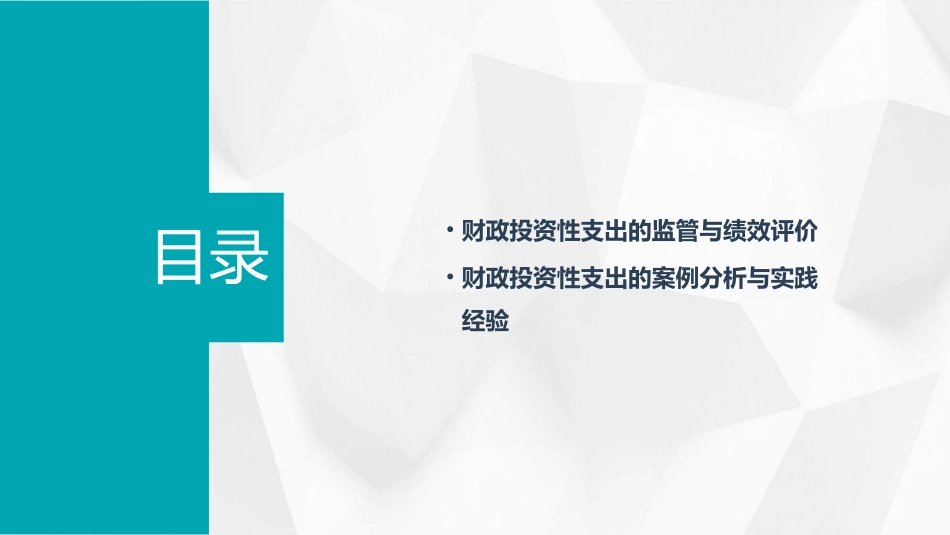 财政投资性支出通用课件_第3页