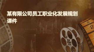 某有限公司员工职业化发展规划课件