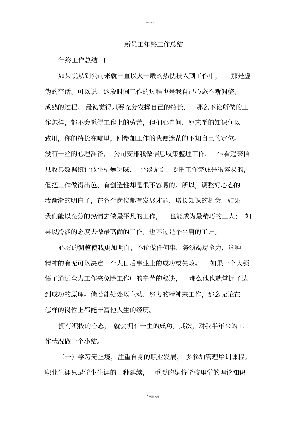新员工年终工作总结_第1页