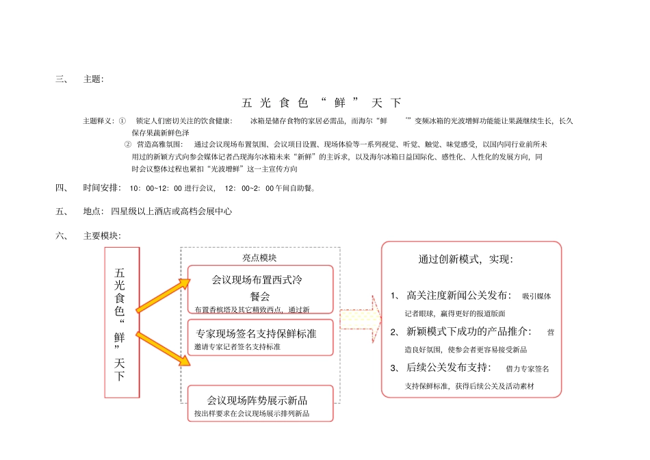 新品发布会策划方案北京_第3页
