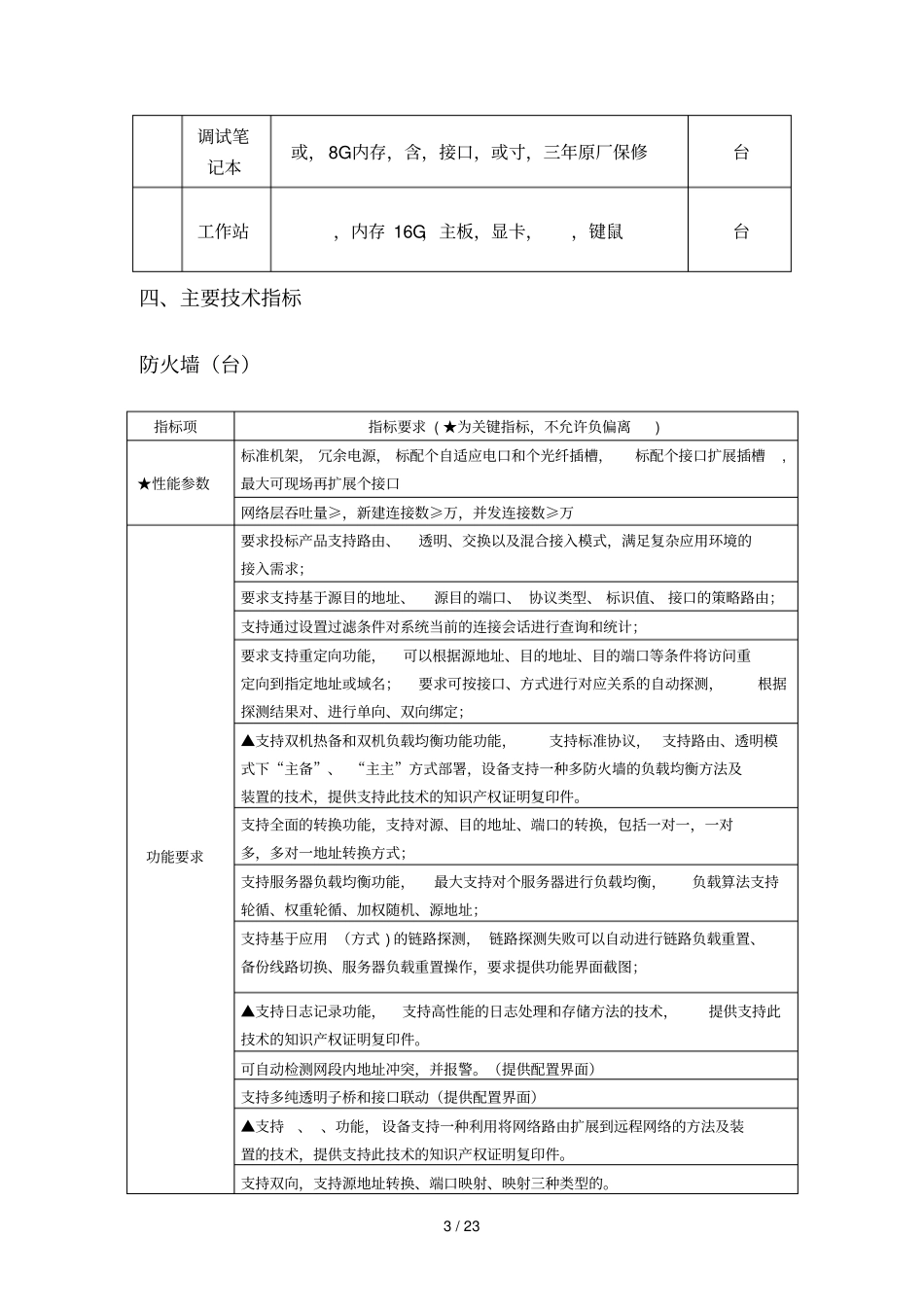 新昌人民法院信息安全等级保护整改项目采购要素_第3页