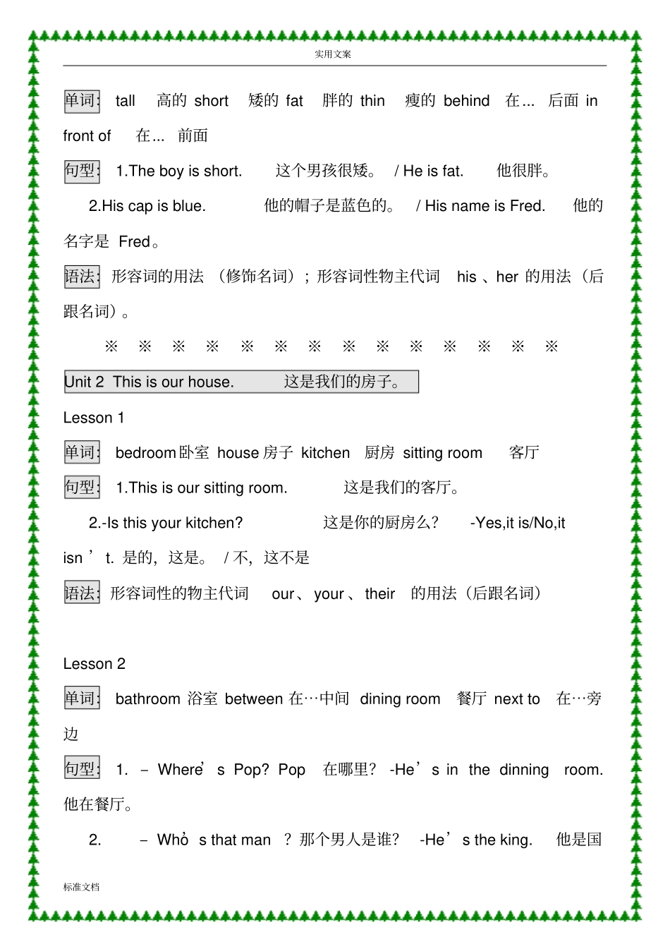 新概念英语青少版入门级B课本整理_第3页