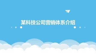 某科技公司营销体系介绍课件