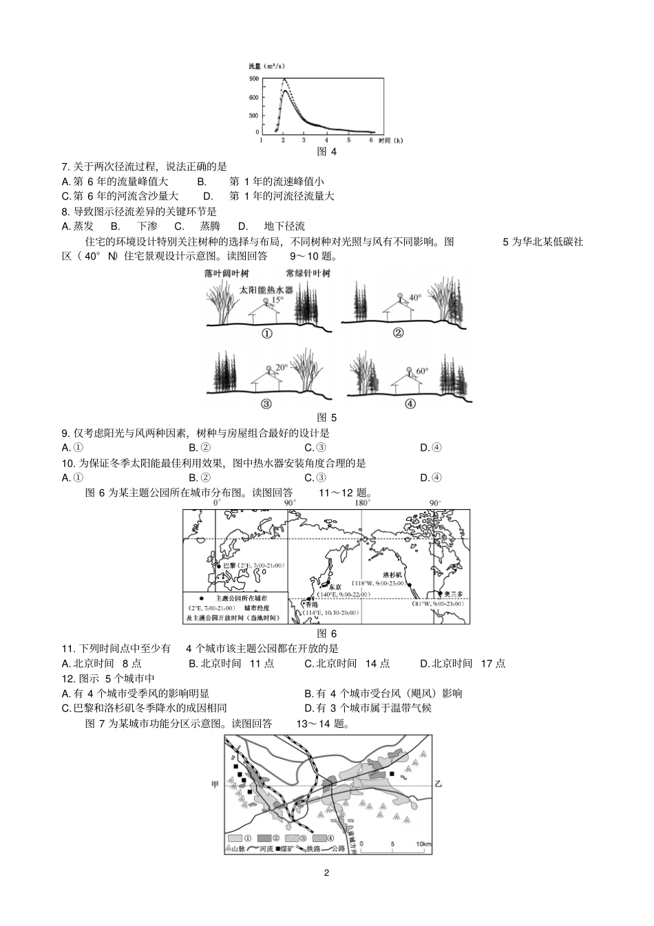 新考纲系列高考地理2016江苏地理整理版_第2页