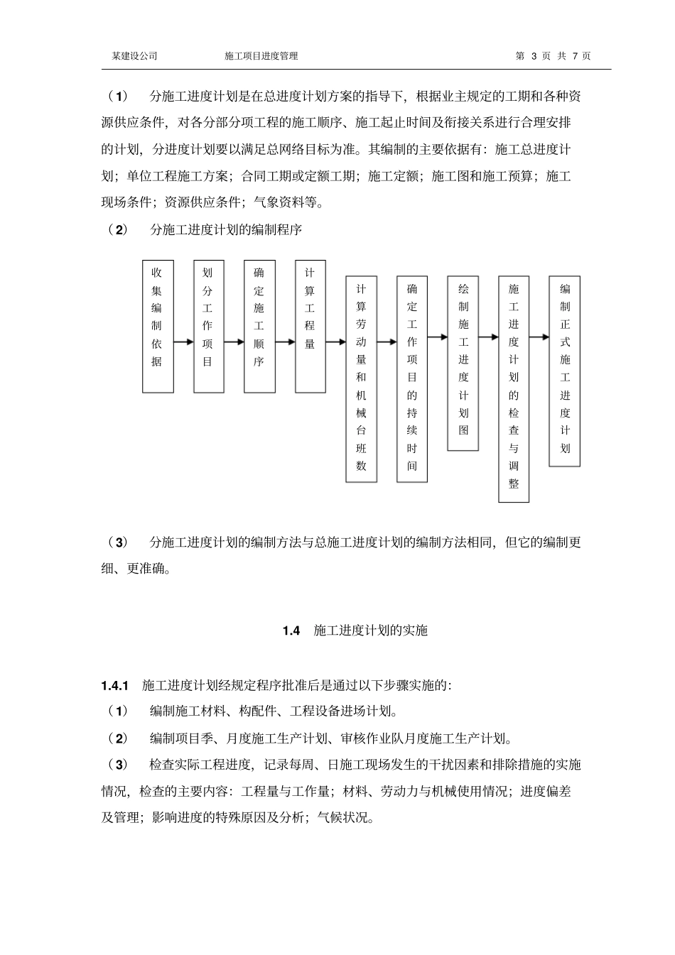 施工项目进度管理模板_第3页