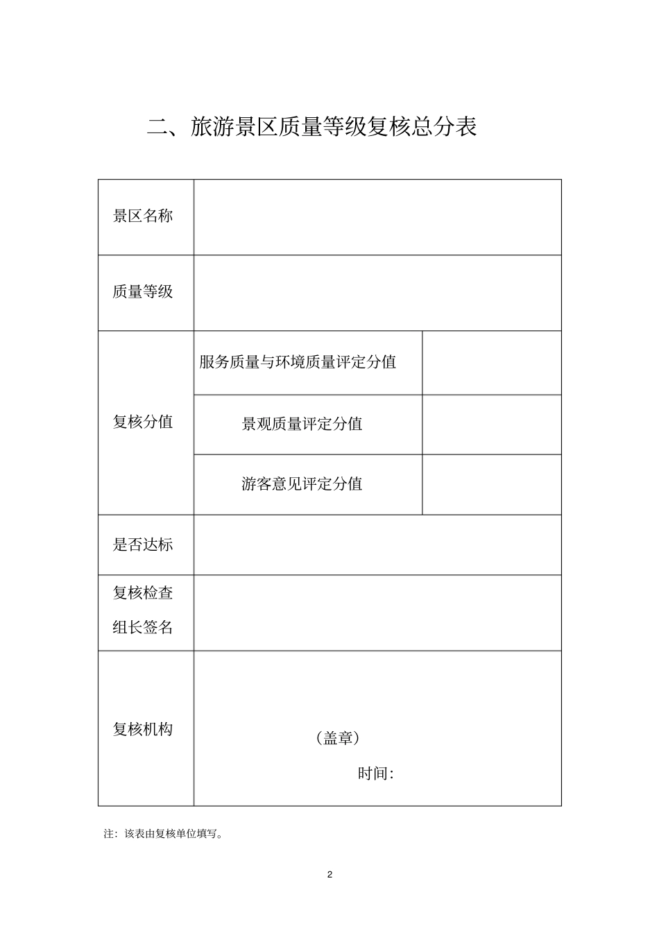 旅游景区质量等级复核报告书讲解_第2页