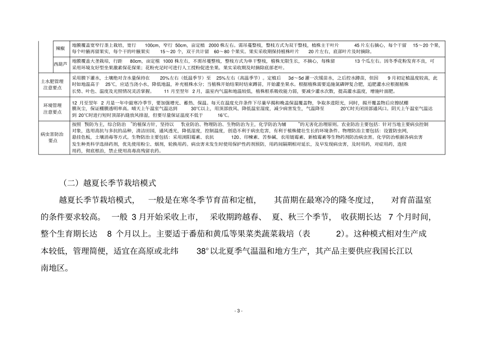 日光温室蔬菜高产优质高效栽培技术模式剖析_第3页