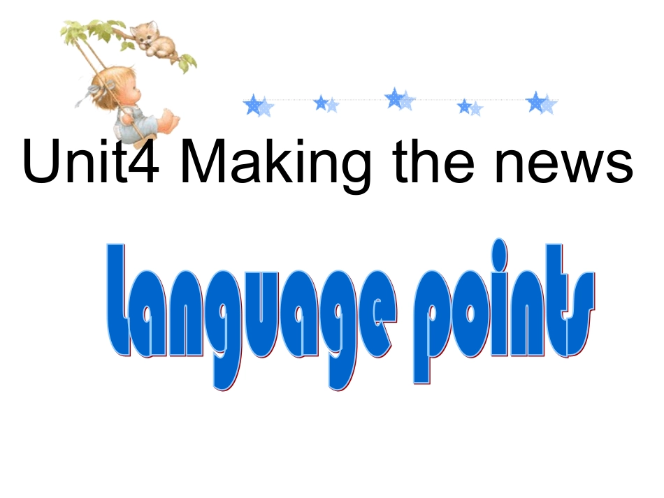 高中英语必修5U4languagepoints_第1页