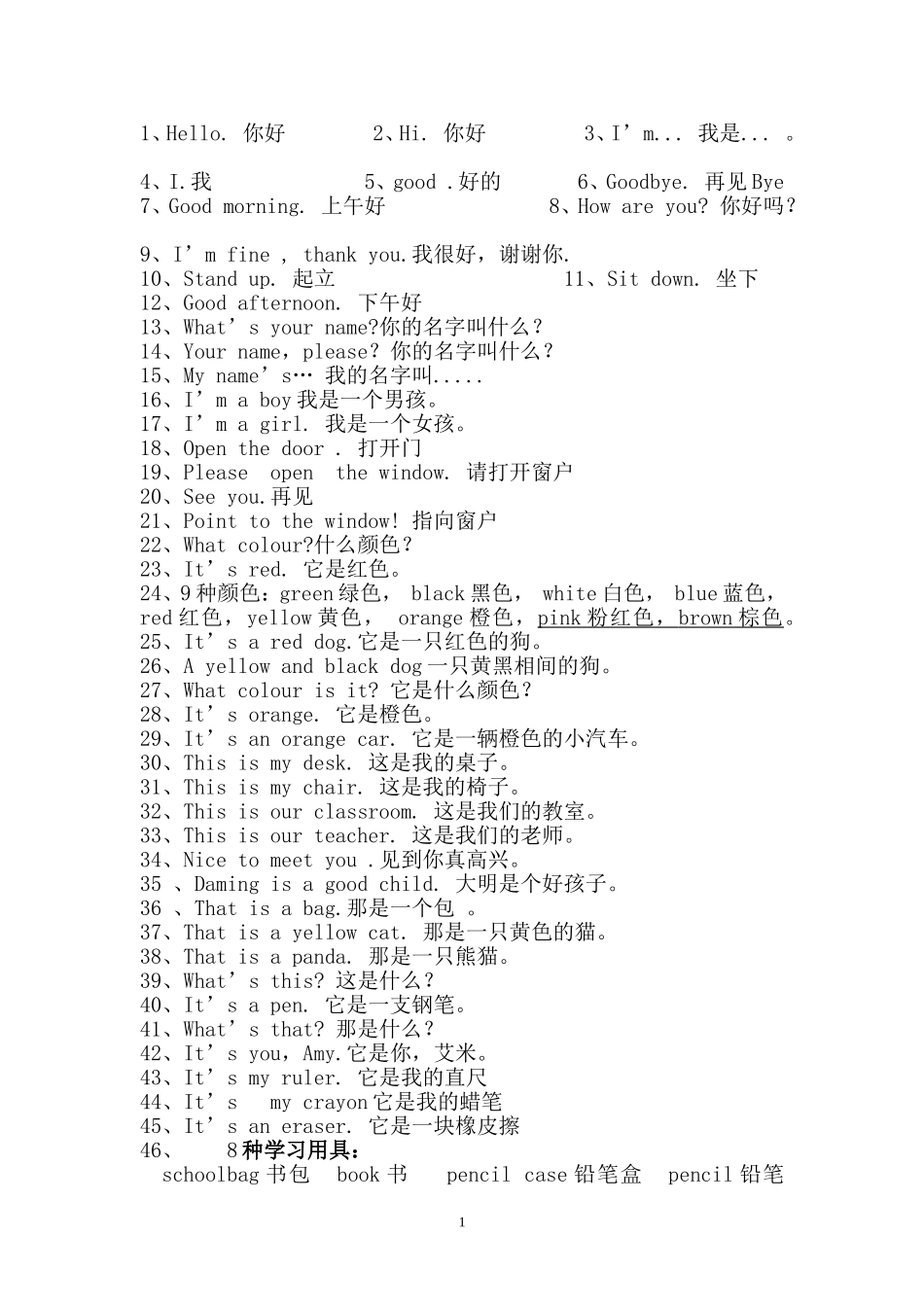 所有句子4介绍 (2)_第1页