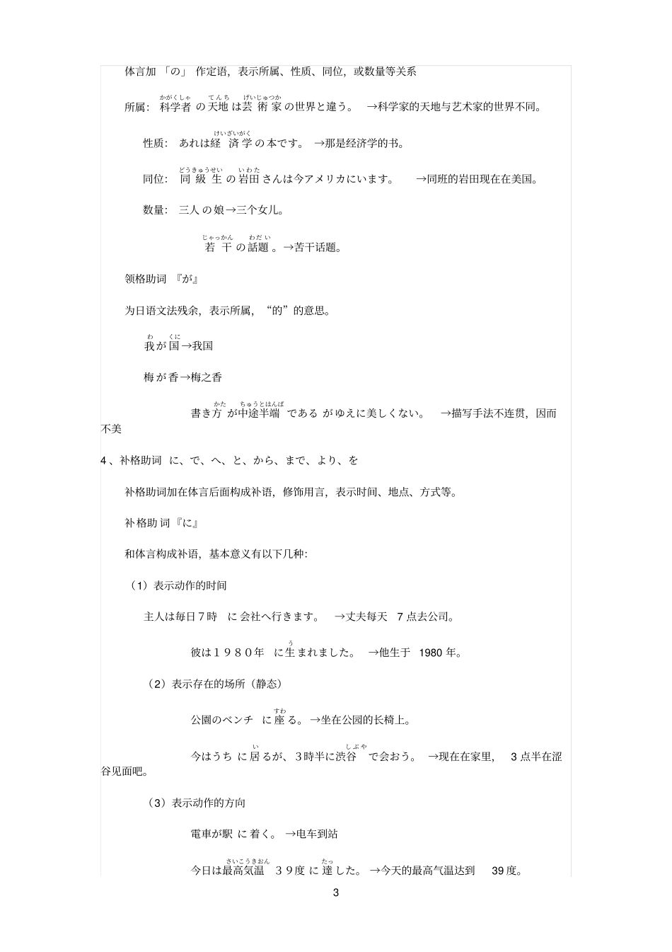 日语助词归类_第3页