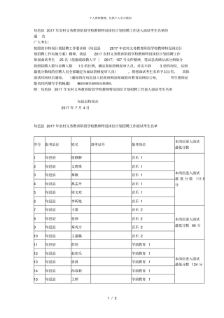 旬邑年农村义务教育阶段学校教师特设岗位计划招聘工001