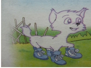 小猫咪穿鞋子 (3)