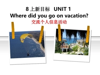 口语作业2（旅游，交流个人信息）