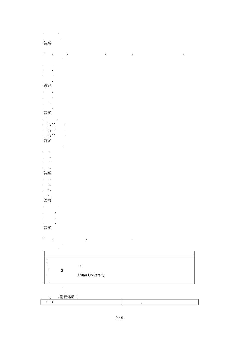 普通高等学校夏季招生全国统一考试英语上海卷_第2页