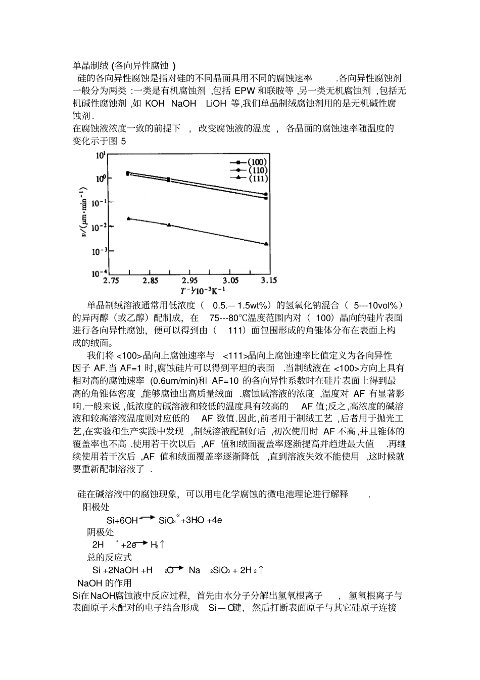晶体硅太阳电池设计-制绒综述_第1页