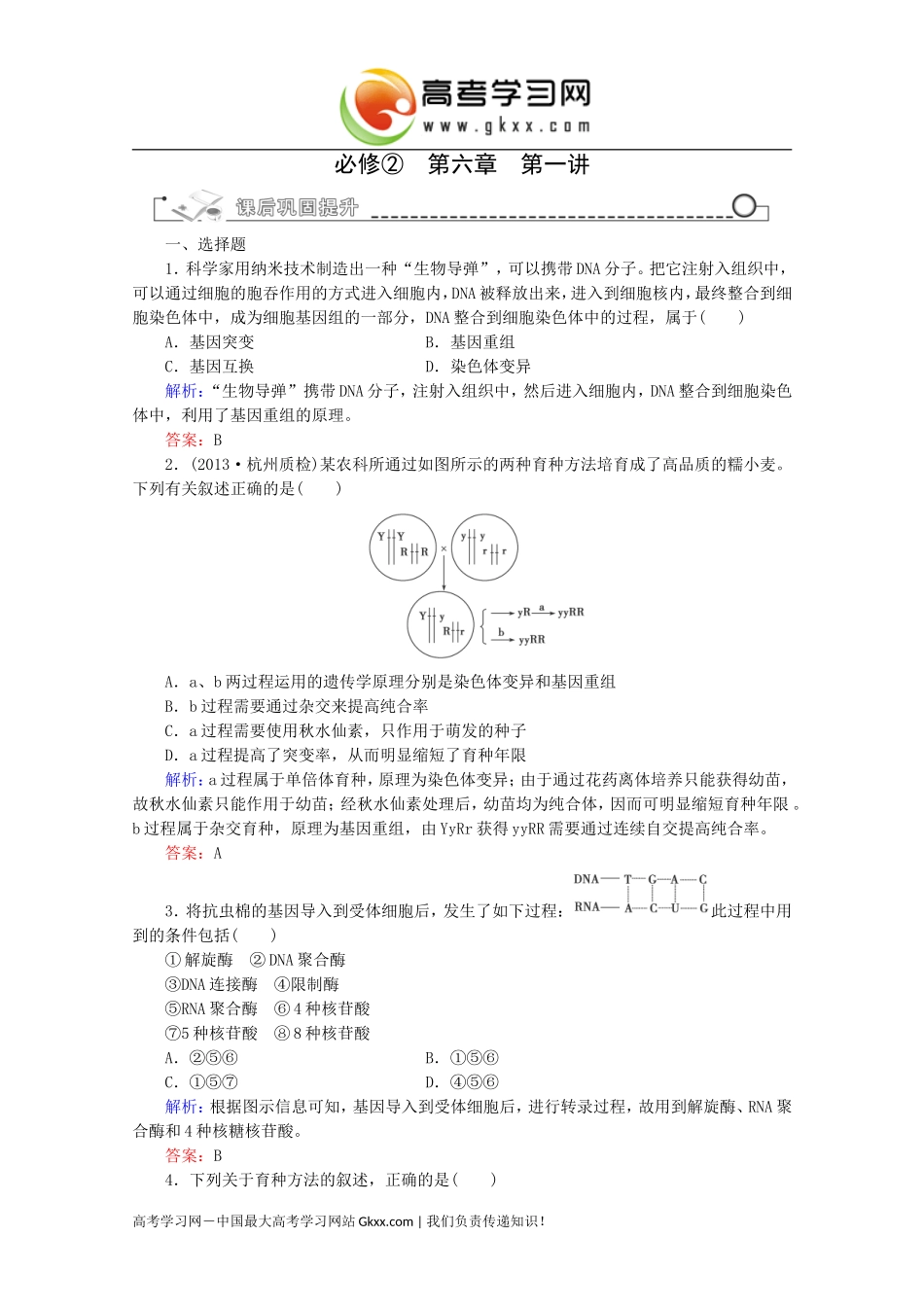 《现代生物进化理论的主要内容》_第1页