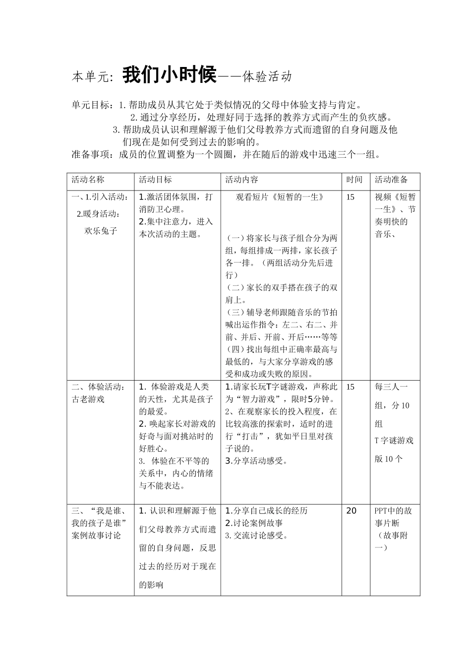 团体方案——理解成长_第1页