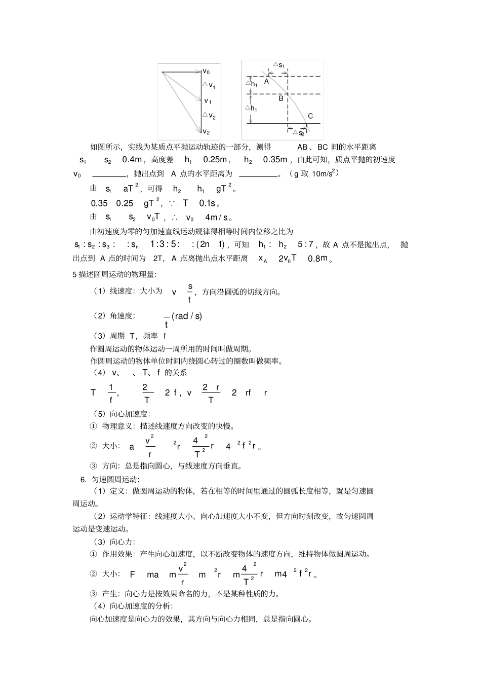 曲线运动综合复习_第3页