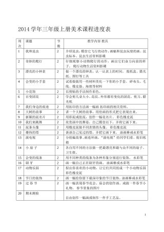 二年级上册美术人教版全册教案(新课标)(人教版)