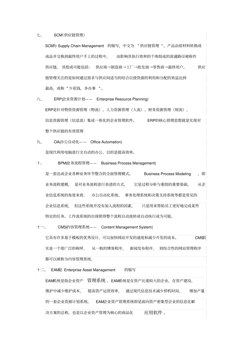 最全的系统缩写及系统简介_第3页