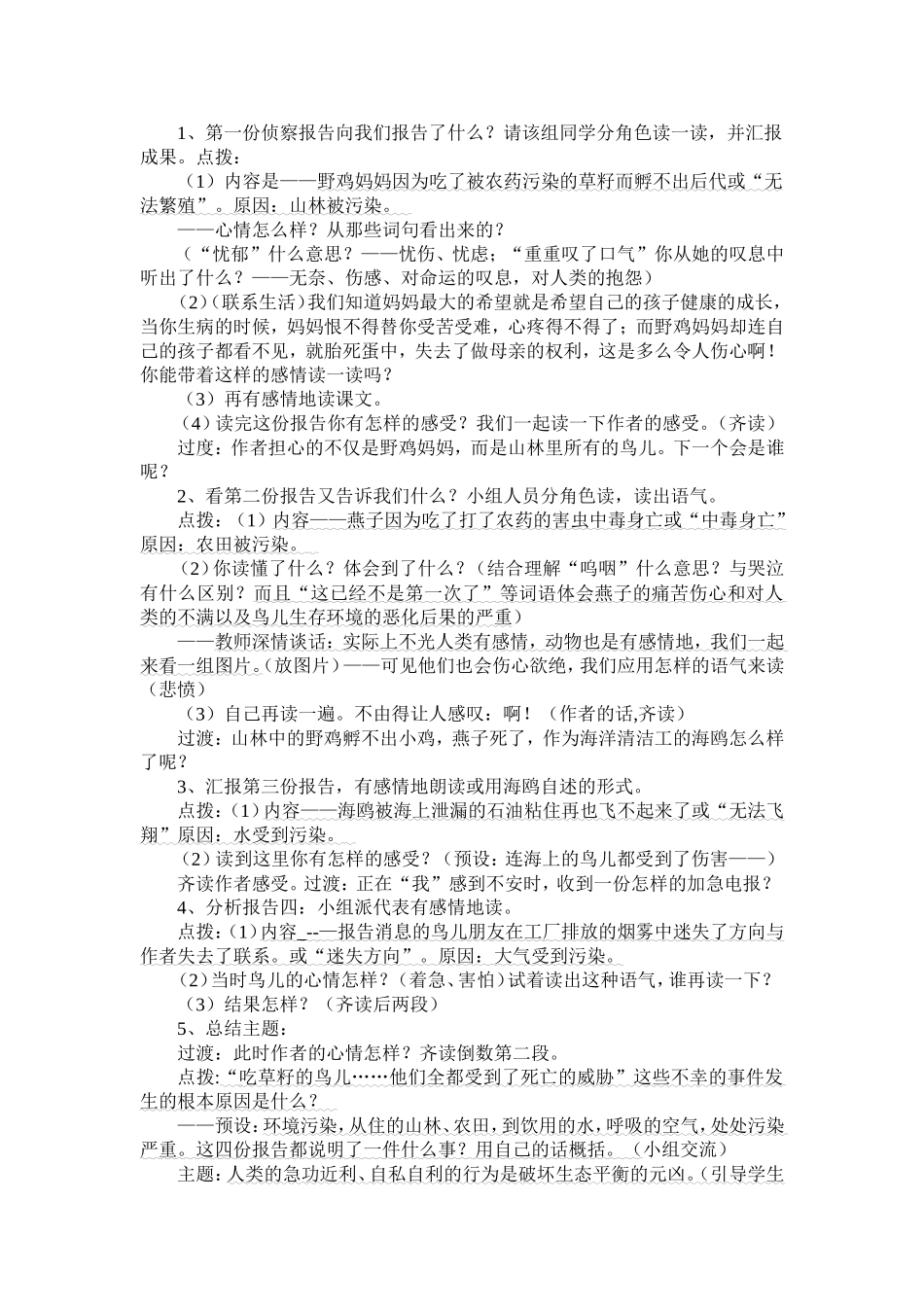 鸟儿的侦察报告_第2页