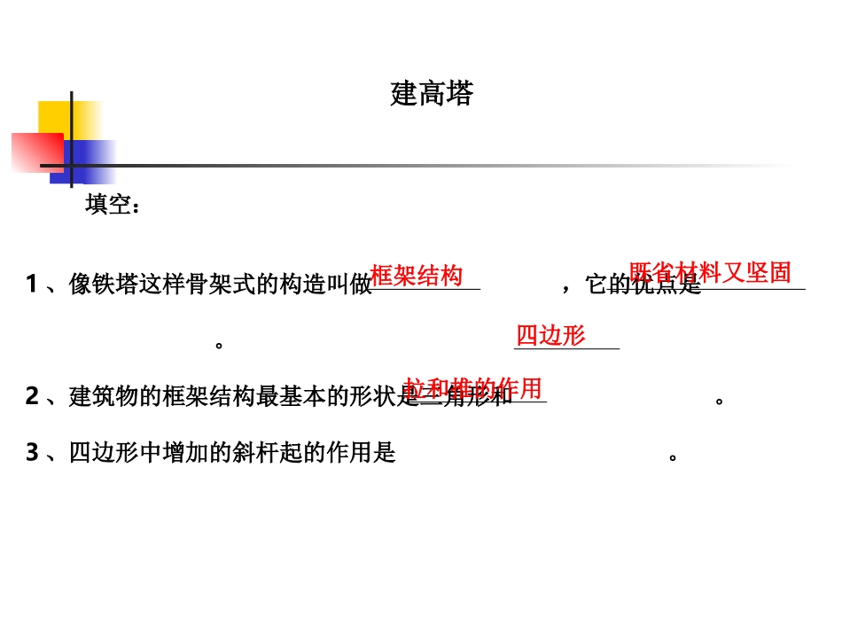 教科版小学科学六年级上册第二单元《建高塔》课件_第2页