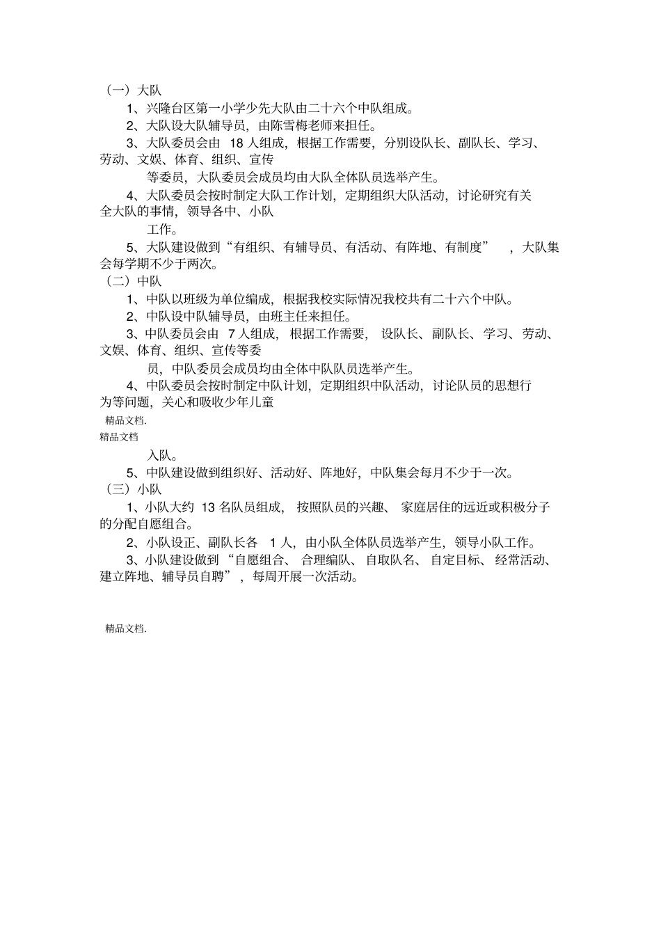 最新xx小学少先队组织机构资料_第3页
