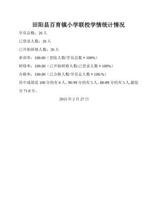 学情统计（二）