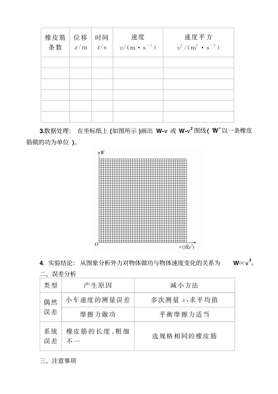 最新【金版优课】高考物理一轮教学案：专题十二考点一试验五_探究动能定理_含解析_第3页