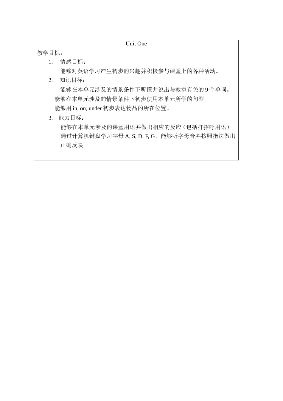 新起点一年级下册教案_第3页
