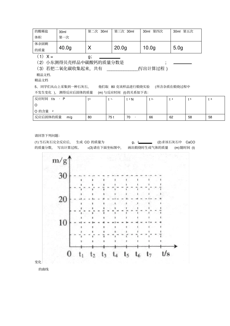 最新九年级化学计算题专题复习_第2页