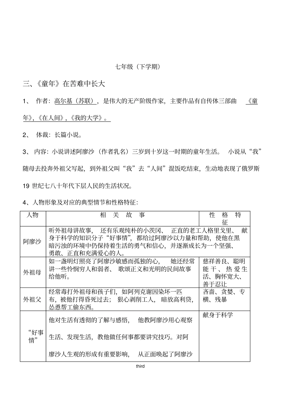 最新人教版初中语文名著导读三年全部--辩析_第3页