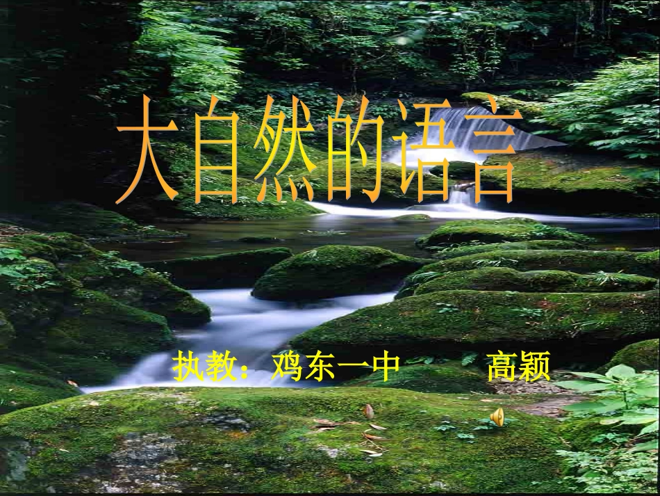 大自然的语言jsp_第1页