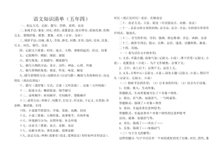语文知识清单 (2)