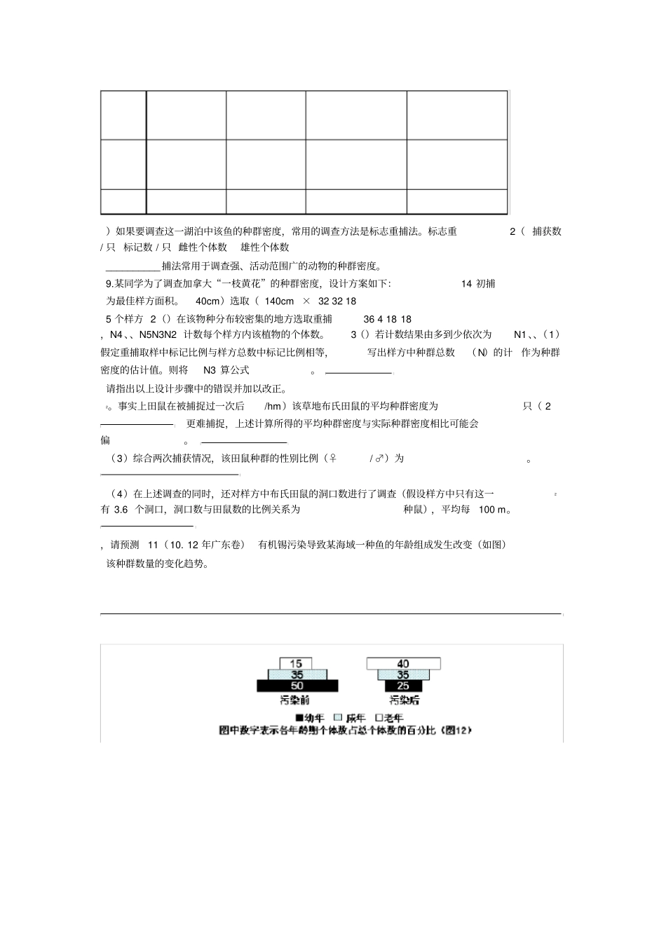 最新种群的特征练习题_第3页