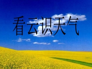 看云识天气课件