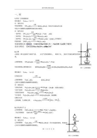 有机化学方程式整理剖析