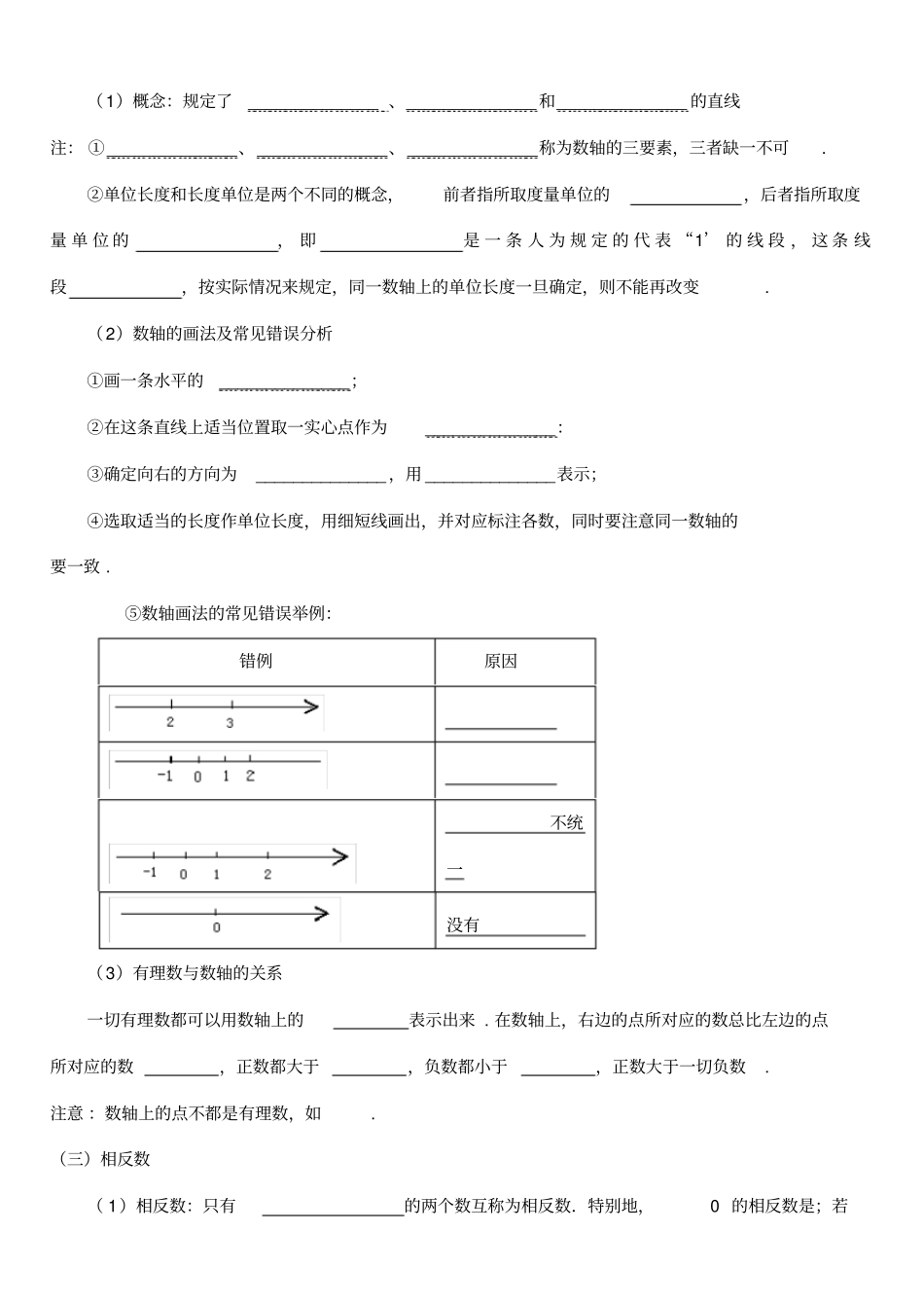 有理数知识总结有用_第3页