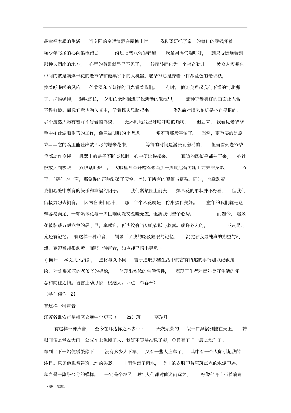 有这样一种声音写作指导_第3页