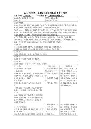 京剧脸谱（欣赏）