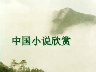 中国小说发展史