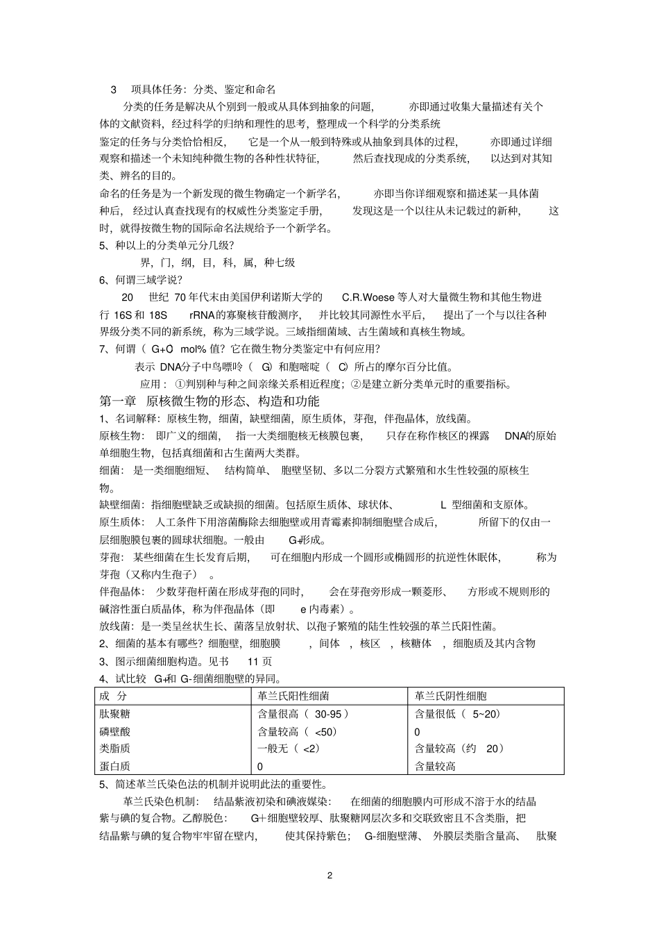 期末考试复习资料-微生物学教程第二版周德庆_第2页