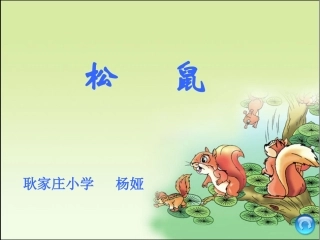 北师大版《松鼠》的课件
