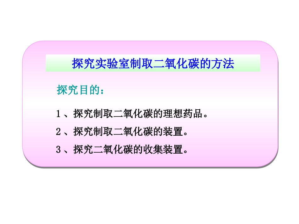 《二氧化碳制取的研究》参考课件1_第2页